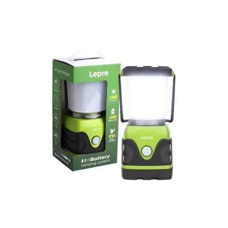 LEPRO 3300002 1000-lumen battery-powered camping lamp